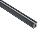 Шинопровод осветительный трехфазный 1,5м черный IEK