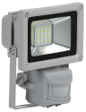 Прожектор светодиодный СДО 05-10Д (детектор) SMD IP44 серый IEK